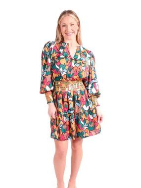 Emily McCarthy Penelope Dress in Fall Ikat Size Small